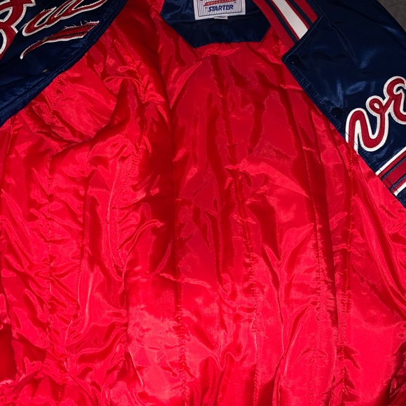 Atlanta Braves Starter Diamond Collection Jacket - Picture 4 of 5